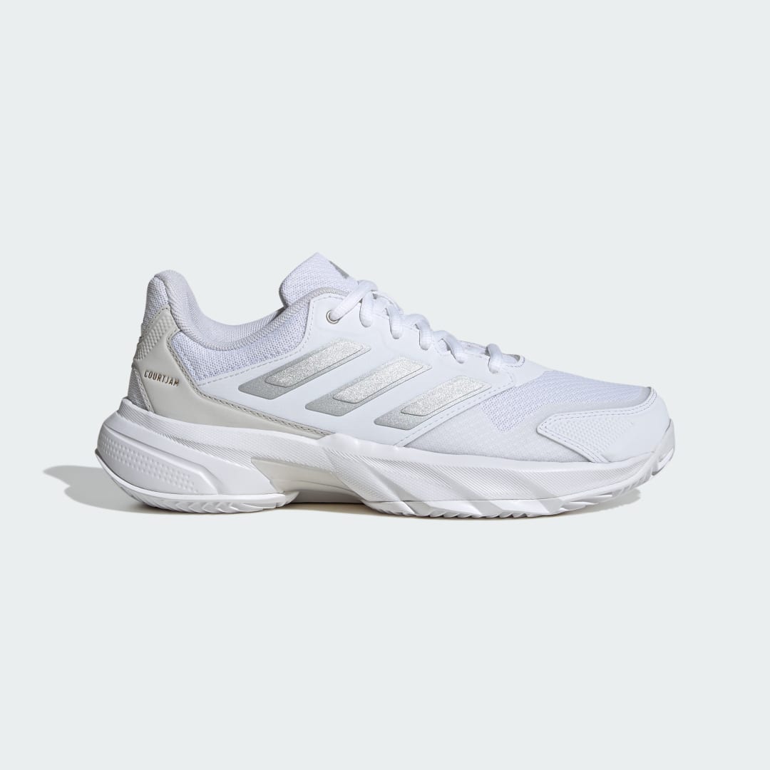 Кецове и обувки adidas Performance Courtjam Control 3 Clay Бяло | JS2894, 0