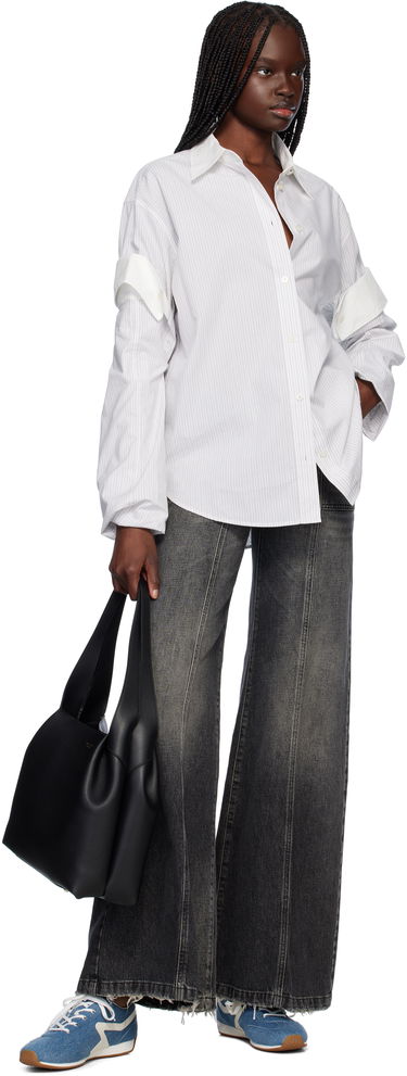 Дамска чанта rag & bone Rag & Bone Slade Calf Leather Tote Bag Черно | LE101123, 3