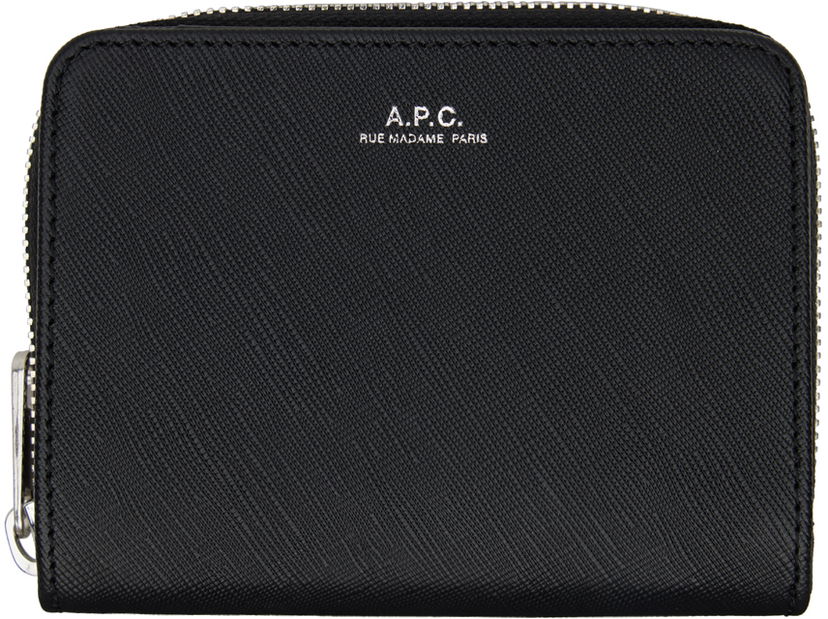 Портфейл A.P.C. Emmanuelle Compact Wallet Черно | PXBJQ-H63591