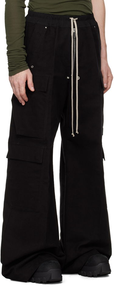 Карго панталони Rick Owens Rick Owens Porterville Cargobelas Cargo Pants Черно | RU02D6339 TB, 1
