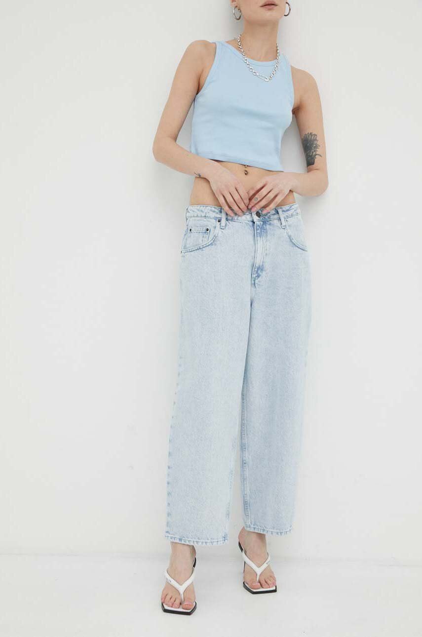 Дънки American Vintage Jeans High Waist Синьо | JOY11JE23, 0