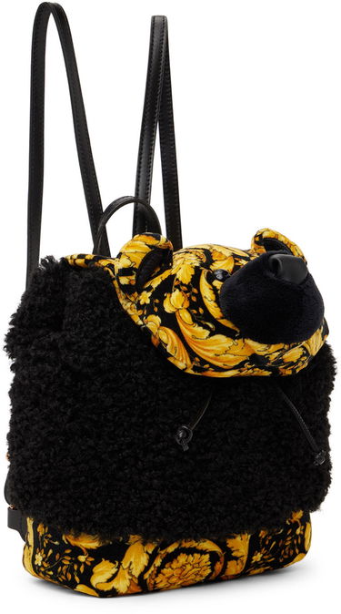 Раница Versace Versace Barocco Teddy Fleece Backpack Черно | 1006508_1A04518_5B00V, 1