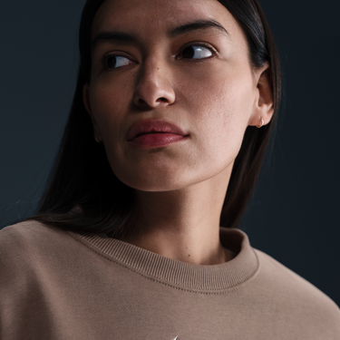 Пуловер Nike Nike Sportswear Phoenix Fleece Crew Sweatshirt Кафяво | DQ5761-233, 4