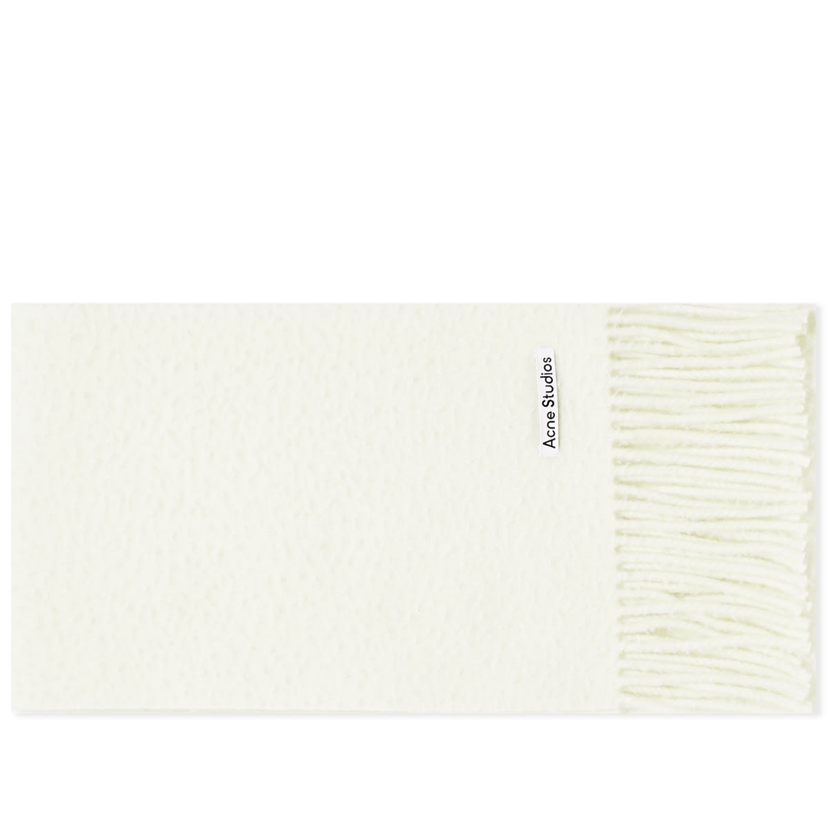 Шал Acne Studios Vargo Boiled Wool Scarf Бяло | CA0283-AEI, 0