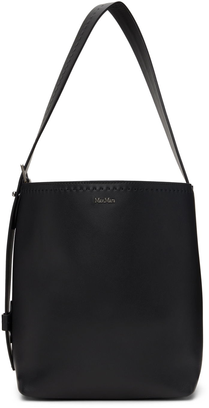 Дамска чанта Max Mara Max Mara Small Archetipo Leather Tote Черно | 2414511061600, 0