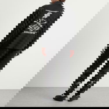 Фланелка Mastermind WORLD MASTERMIND WORLD x Umbro Long Sleeve Game Shirt, Size Large Черно | MW25C14-TS228-1, 4