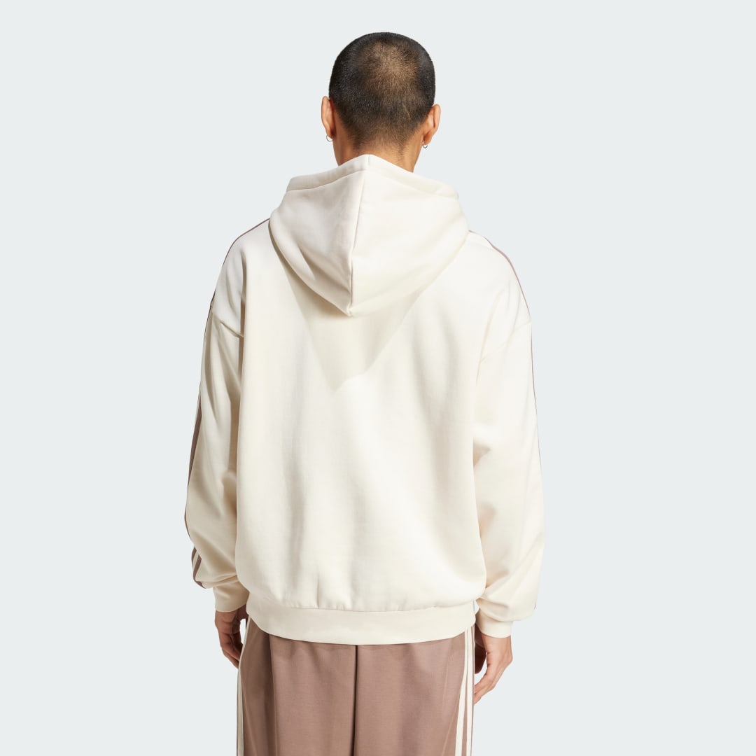 Суитчър adidas Performance Relaxed Fit Hoodie Бяло | JP1073, 1