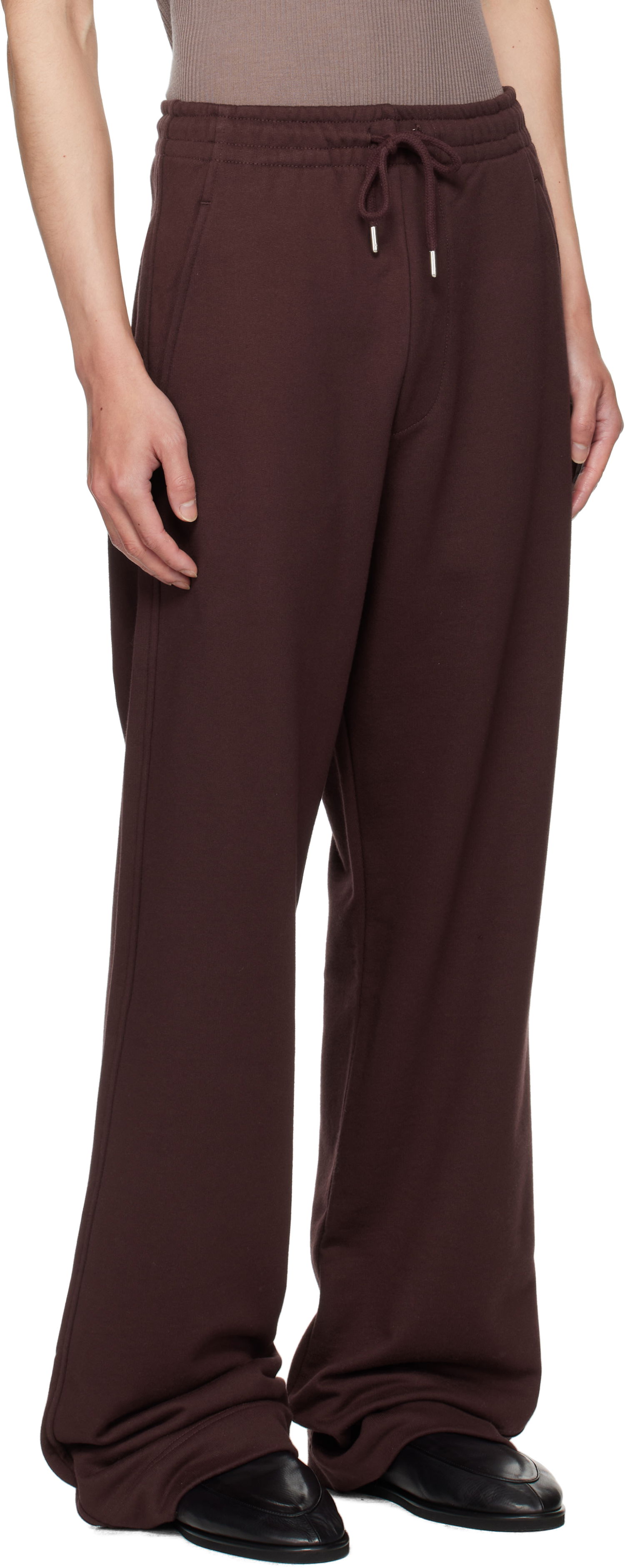 Спортни панталони Dries Van Noten Dries Van Noten Drawstring Sweatpants Кафяво | 252-021156-2611, 1