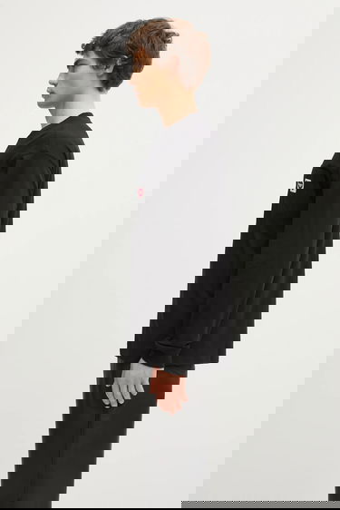 Тениска Carhartt WIP Long Sleeve Pocket Heart T-Shirt Черно | I035300.1V2XX, 1