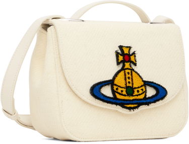 Чанта през рамо Vivienne Westwood Linda Medium Crossbody Bag Бяло | 4802000PW-W00W2-, 1