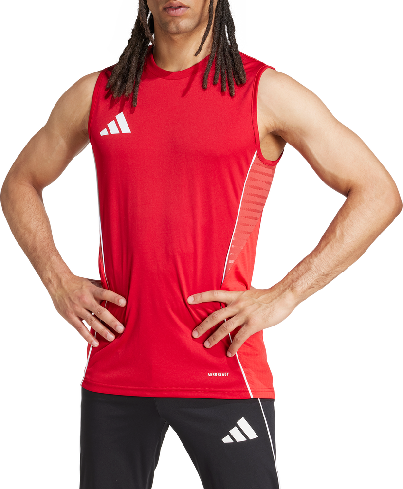 Фланелка adidas Originals Adidas Tiro 25C Sleeveless Jersey Червено | ji6490