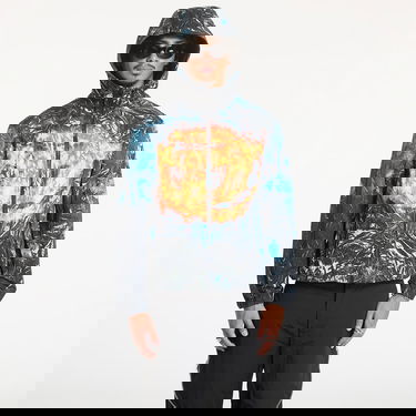 Яке Diesel J-Warrett-Poster Jacket Blue/ Black Многоцветен | A15614_0HPAH Black, 0