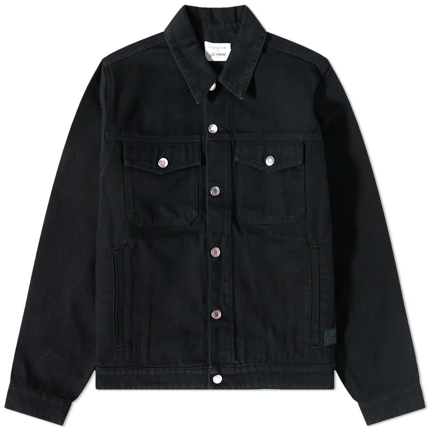 Яке MAISON KITSUNÉ MCafe Trucker Jacket Черно | IM02147WW5017-P198, 0