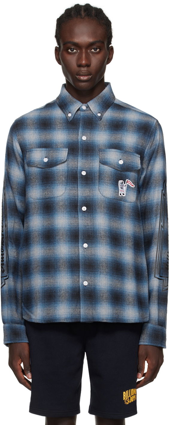 Риза BILLIONAIRE BOYS CLUB Check Shirt Синьо | B23424