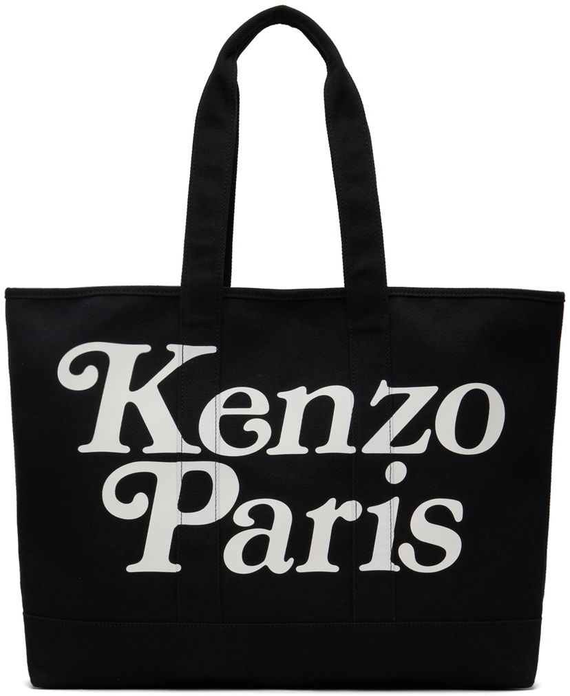 Голяма пазарска чанта KENZO Verdy x Large Tote Bag Черно | FE58SA911F35