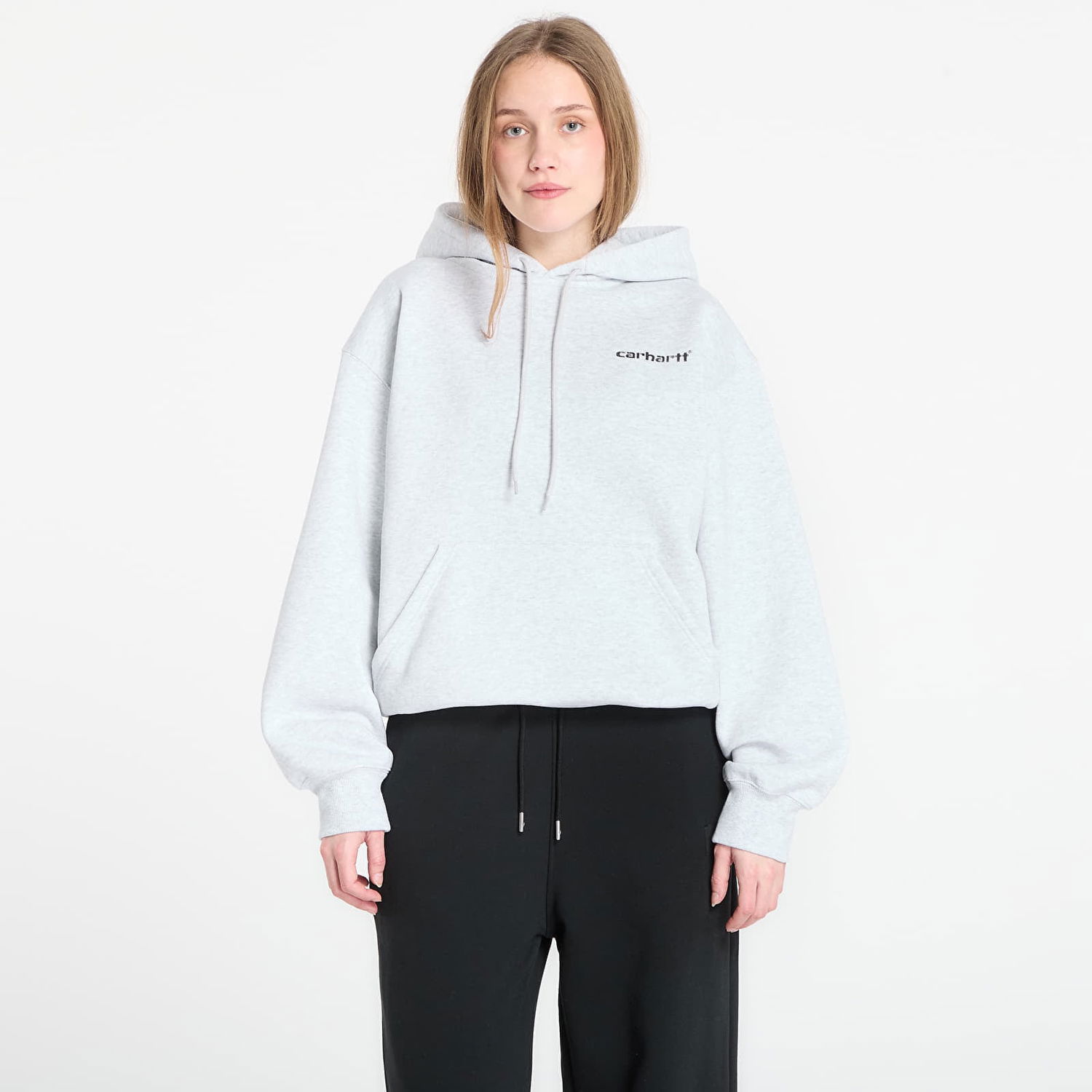 Суитчър Carhartt WIP Hooded Caps Sweatshirt Сиво | I036066.482XX, 1