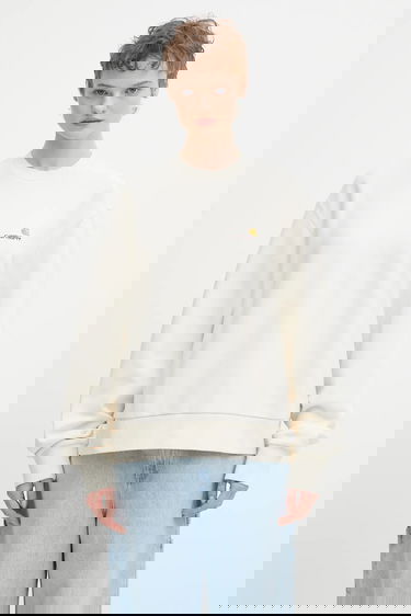 Суитчър Carhartt WIP American Script Sweatshirt Бежово | I033649.05XX, 0