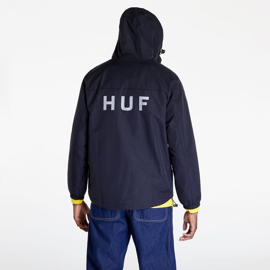 Ветровка HUF Essentials Zip Standard Shell Черно | JK00350 BLACK, 1