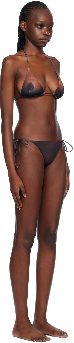 Бански Jean Paul Gaultier 'The Ebony Body Tattoo' Bikini Set Кафяво | 23/15-F-SG020-J535-67/23/15-F-SV, 1