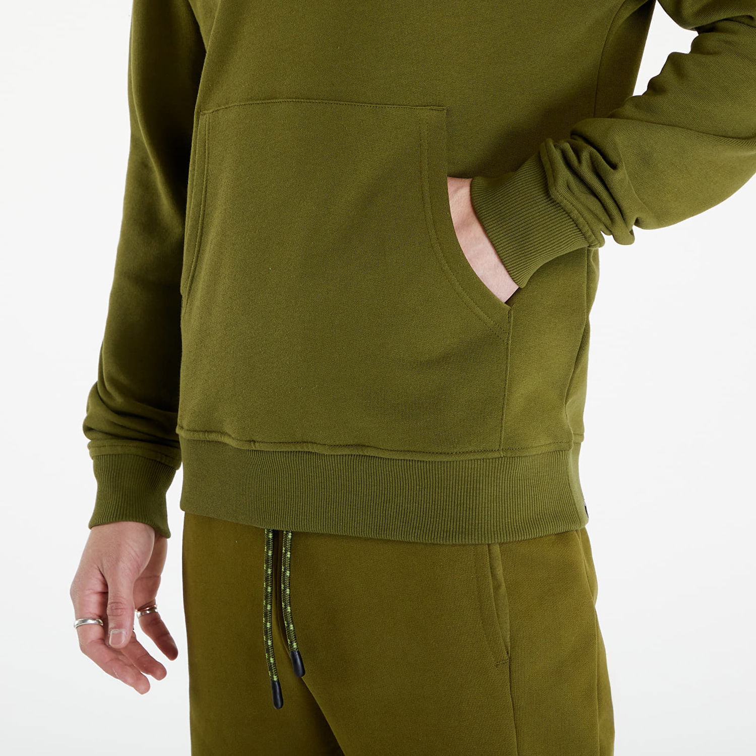 Суитчър The North Face Fine Hoodie Forest Olive Зелено | NF0A5ICXPIB1, 1