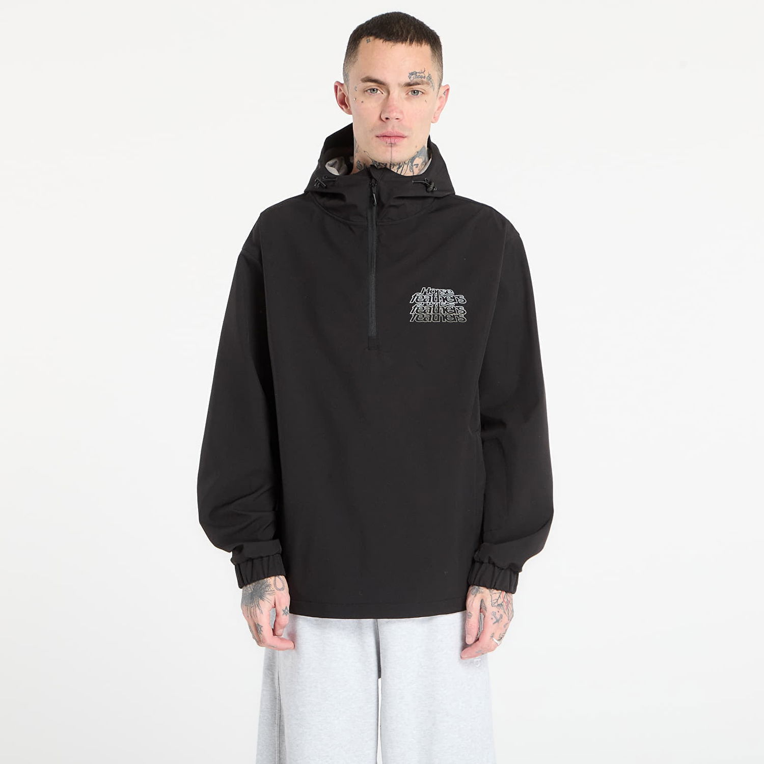 Ветровка Horsefeathers Calder Hooded Pullover Jacket XXL Черно | TM085A, 0