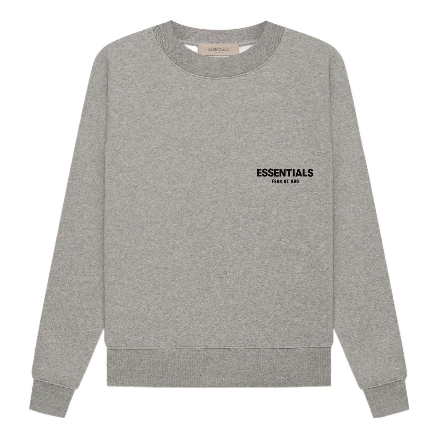 Суитчър Fear of God Essentials Crewneck Sweatshirt Сиво | FOG-SS22-614, 0