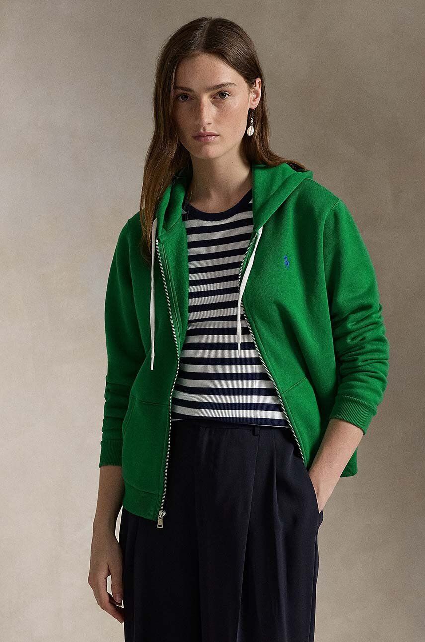 Суитчър Polo by Ralph Lauren Hoodie Зелено | 211943008, 0