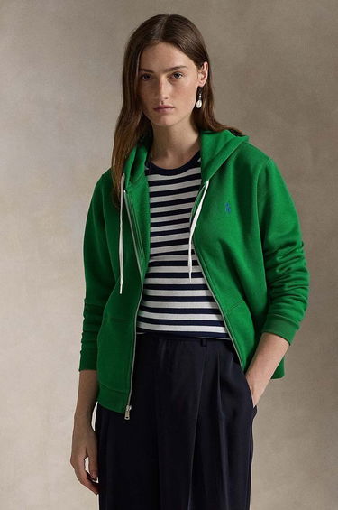 Суитчър Polo by Ralph Lauren Hoodie Зелено | 211943008, 0