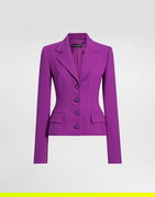 Dolce & Gabbana Double Crepe Fitted Blazer