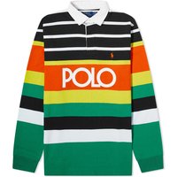 Поло тениска Polo by Ralph Lauren Polo Sport Rugby Shirt "Elite Orange Multi Stripe" Многоцветен | 710926943001, 1