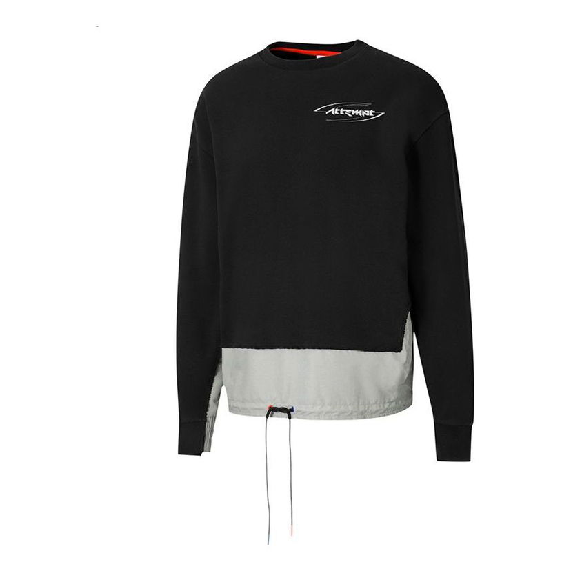 Пуловер Puma x ATTEMPT Crossover Splicing Crewneck Sweatshirt Черно | 598273-01