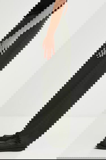 Панталони Carhartt WIP Cotton Loose Fit Simple Pant Зелено | I031220.4902, 1