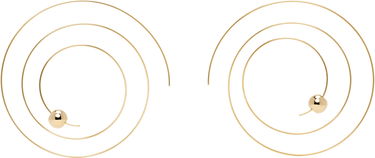 Обеци Alaïa ALAÏA Thin Spiral Earrings Металик | AA2B128LA043, 0