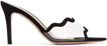 Аксесоари Gianvito Rossi Gianvito Rossi Scalloped Heeled Mules Черно | G16640.85RIC.CGS, 0