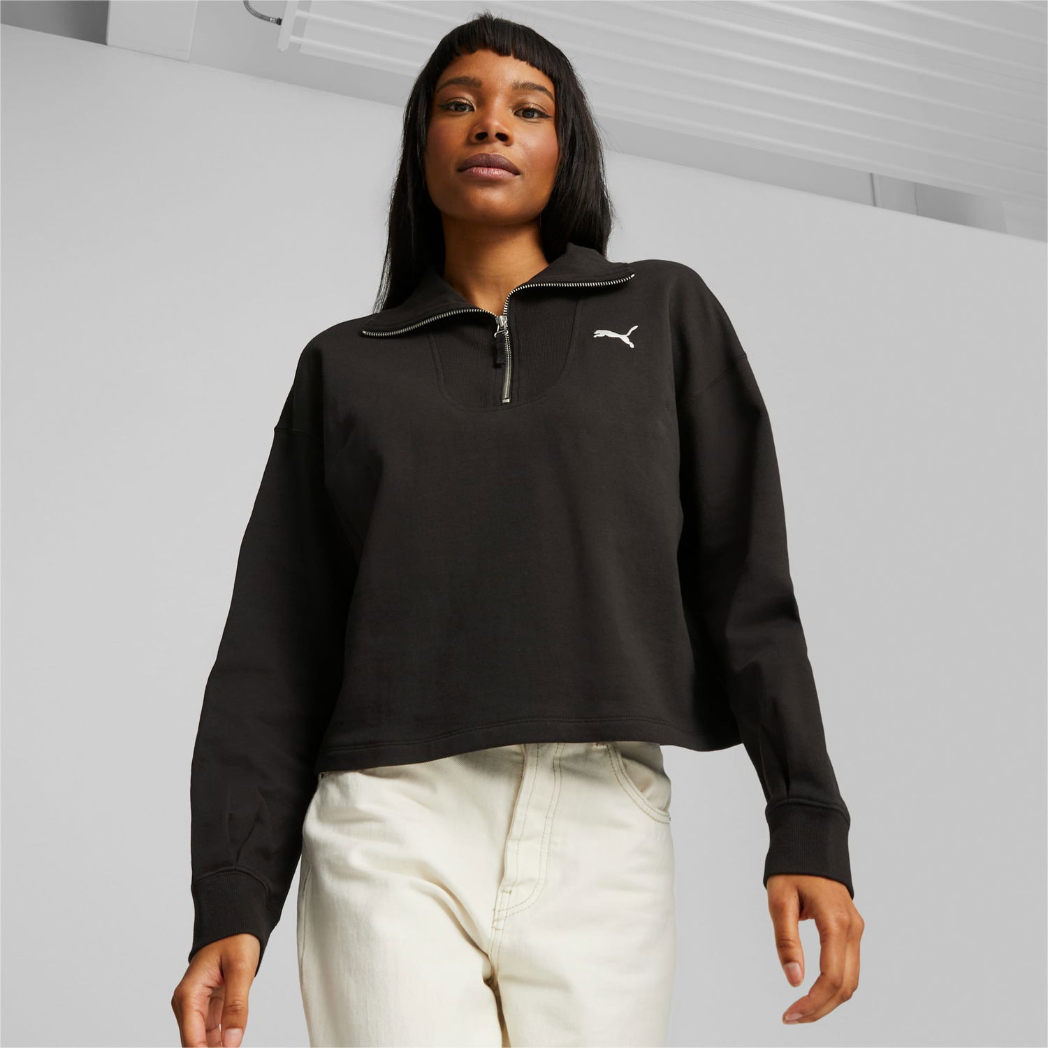 Суитчър Puma HER Sweatshirt Черно | 676005_01, 0