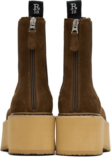 Облекло R13 R13 Double Stack Chelsea Boots Кафяво | R13S0245-07, 1