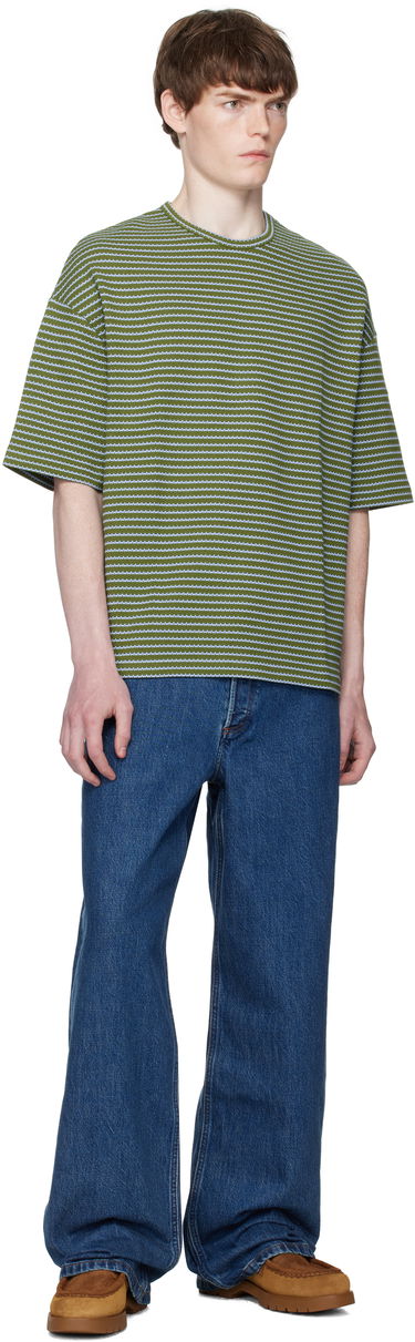 Тениска A.P.C. A.P.C. Bahia Striped T-Shirt Зелено | COHJD-H26231, 3