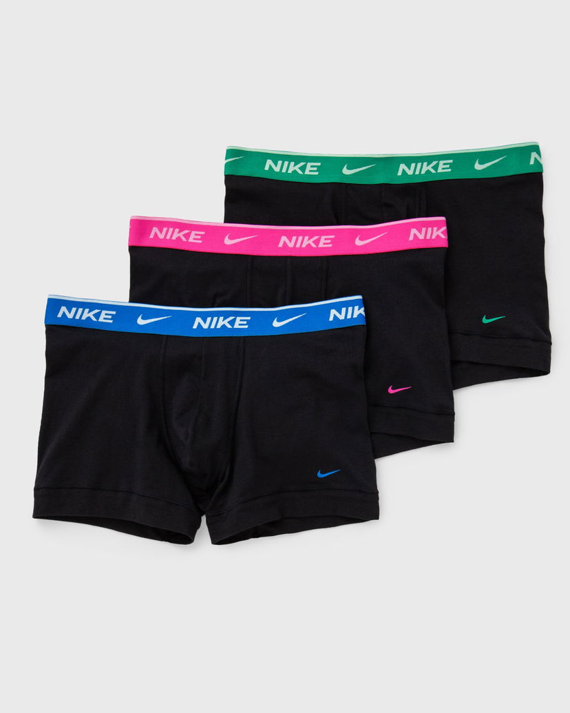 Боксерки Nike E-DAY COTTON STRETCH TRUNK 3 PACK Черно | 0000KE1008MTO