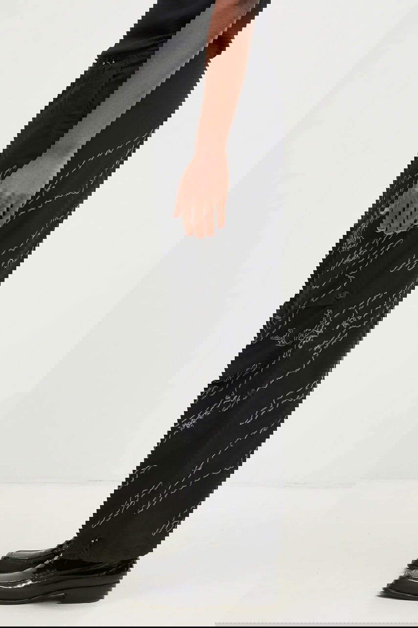 Панталони Maharishi Embroidered Pants Dpm: Sparse Bonsai Snopants Черно | 5340.BLACK, 1