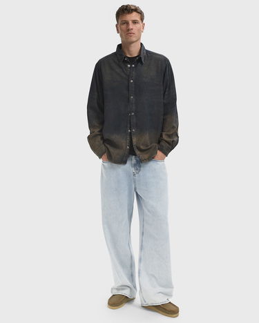 Риза Diesel Acid Wash Denim Shirt Синьо | A19283-068TF-01, 1