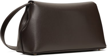 Дамска чанта TOTEME T-Lock Leather Clutch Кафяво | 244-WAL950-LE0025, 2