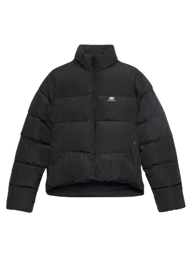 Пухо яке Balenciaga C-Shape Puffer Jacket Черно | 601763TYD361000