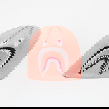 Шапка BAPE Shark Knit Hat Розово | 001HTK701007M PNK, 0