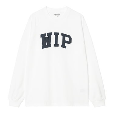 Суитчър Carhartt WIP Long Sleeve WIP T-Shirt Бяло | I034645_19, 0