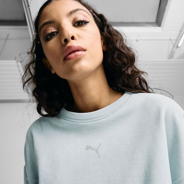 Суитчър Puma DARE TO Washed Effect Relaxed Crew Neck Sweatshirt Синьо | 626799_26, 1