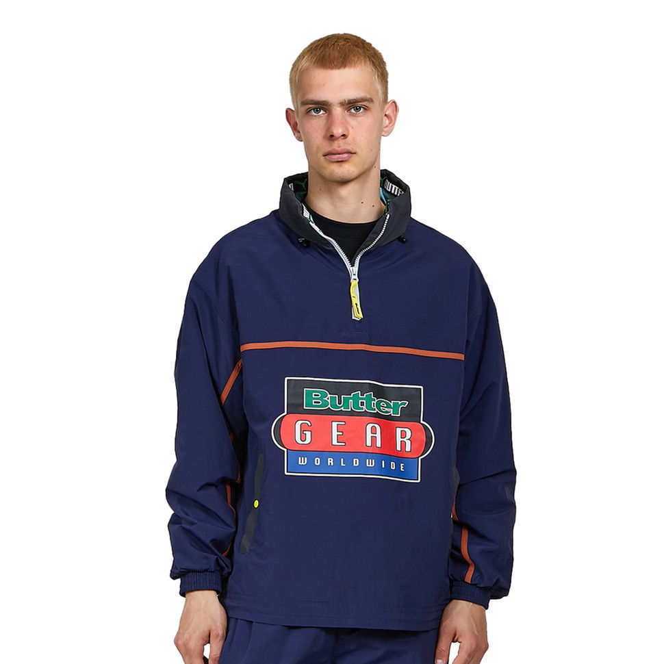 Яке Puma Butter Goods Lightweight Pop Over Top Тъмно синьо | 534055-84, 0