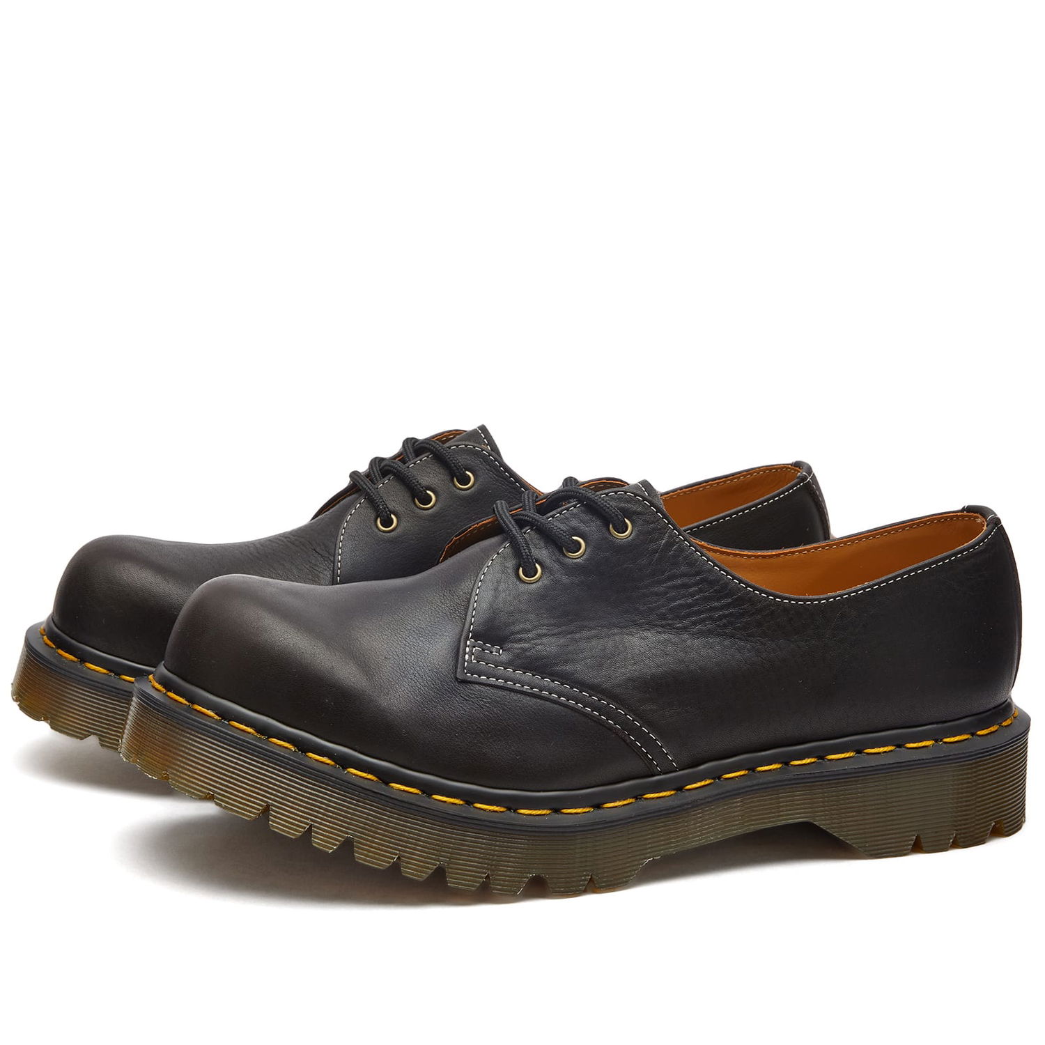 Кецове и обувки Dr. Martens Men's 1461 3 Eye Shoe Charcoal Grey Черно | 31017057, 0
