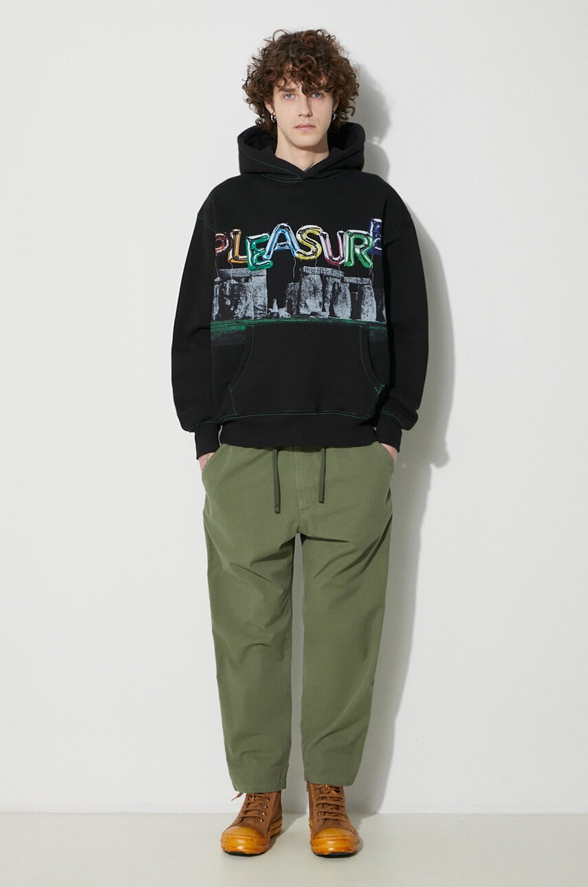 Панталони Universal Works Cotton Drawstring Hi Water Trouser Зелено | 30520.BIRCH, 1