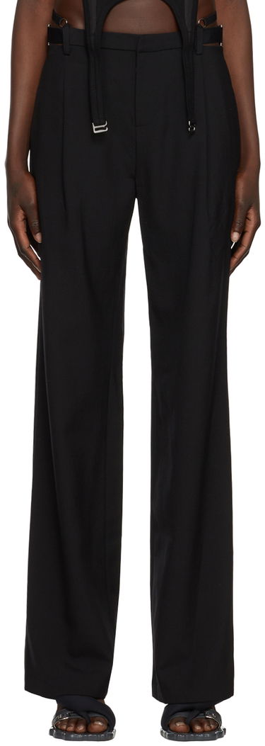 Панталони Dion Lee Dion Lee Lingerie Wool Trousers Черно | C2279P22, 0