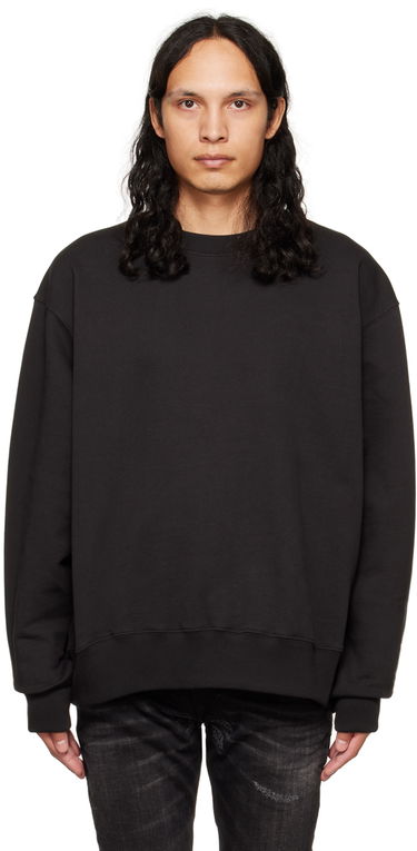 Пуловер We11done We11done Crewneck Sweatshirt Черно | WD-TS3-22-747-U-BK, 0